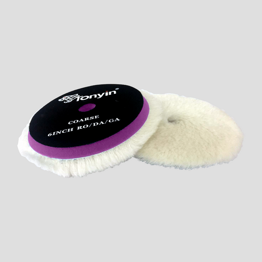 Tonyin 6 Inch Wool Polish Pad Coarse (TP02D)