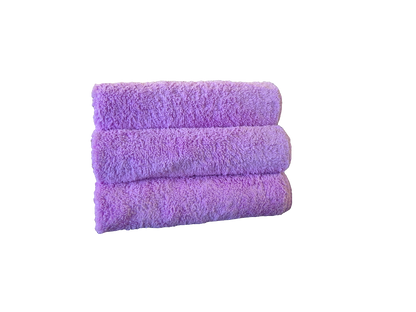 Purple Premium Knitted Microfibre TOWEL- 30 PACK