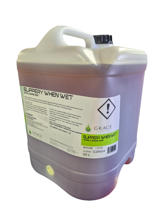 SLIPPERY WHEN WET Drying & Beading Agent 20L