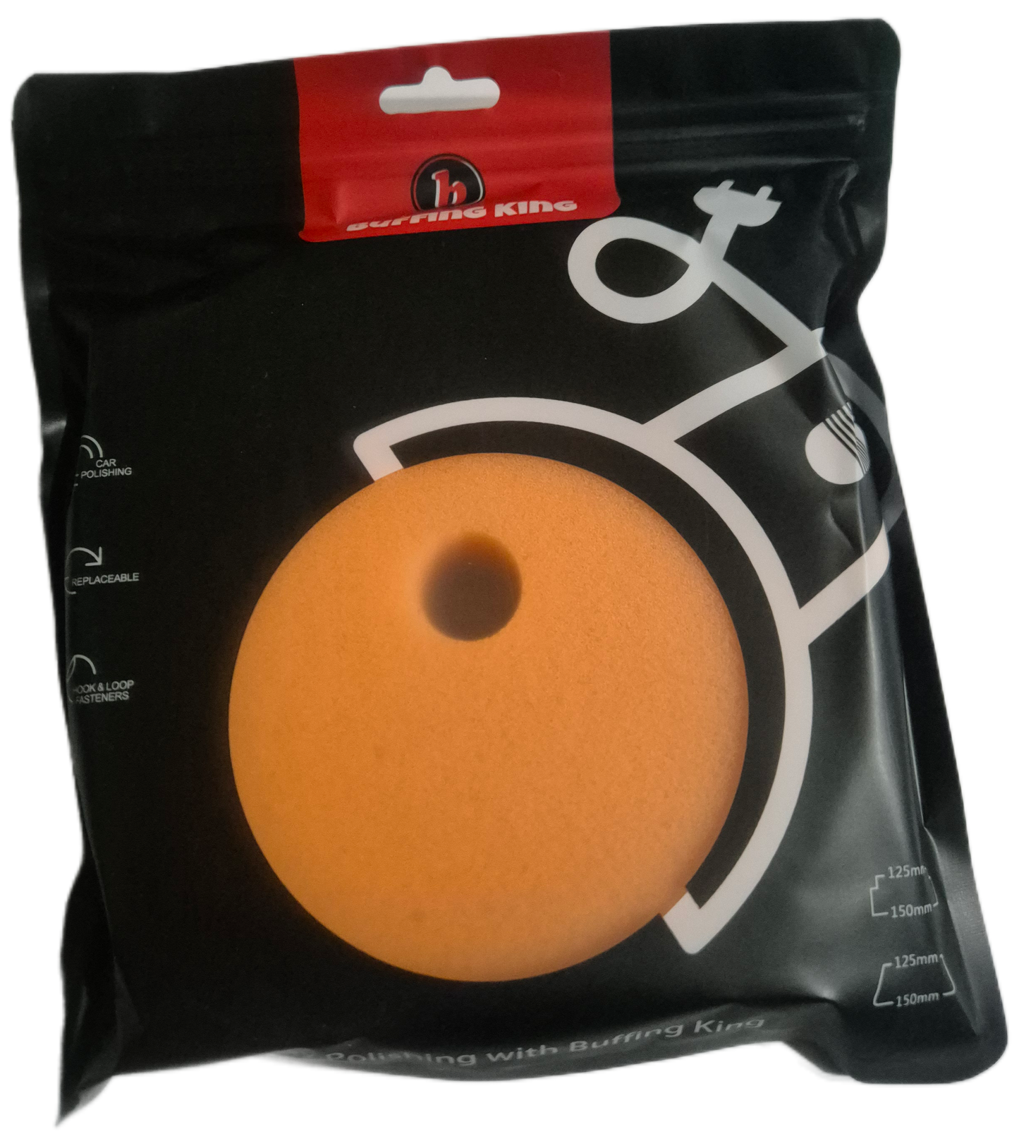BUFFING KING - MEDIUM CUT FOAM PAD 5"