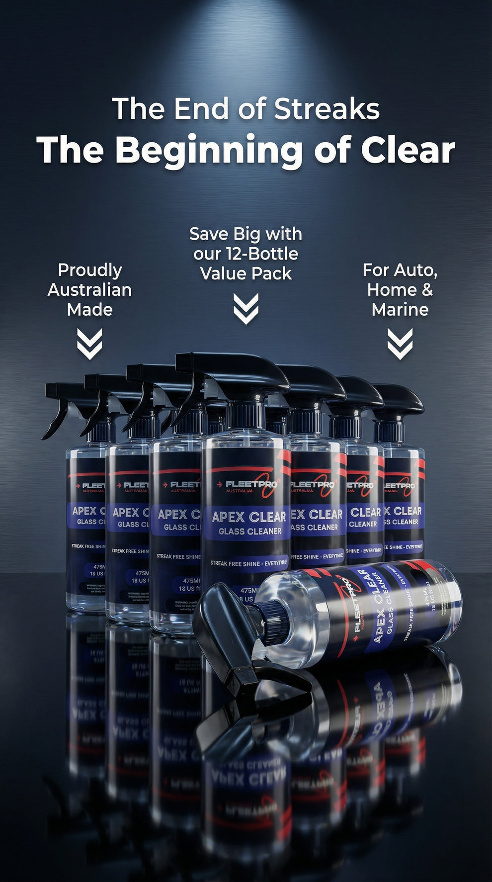 APEX CLEAR GLASS CLEANER – Fleetpro Australia