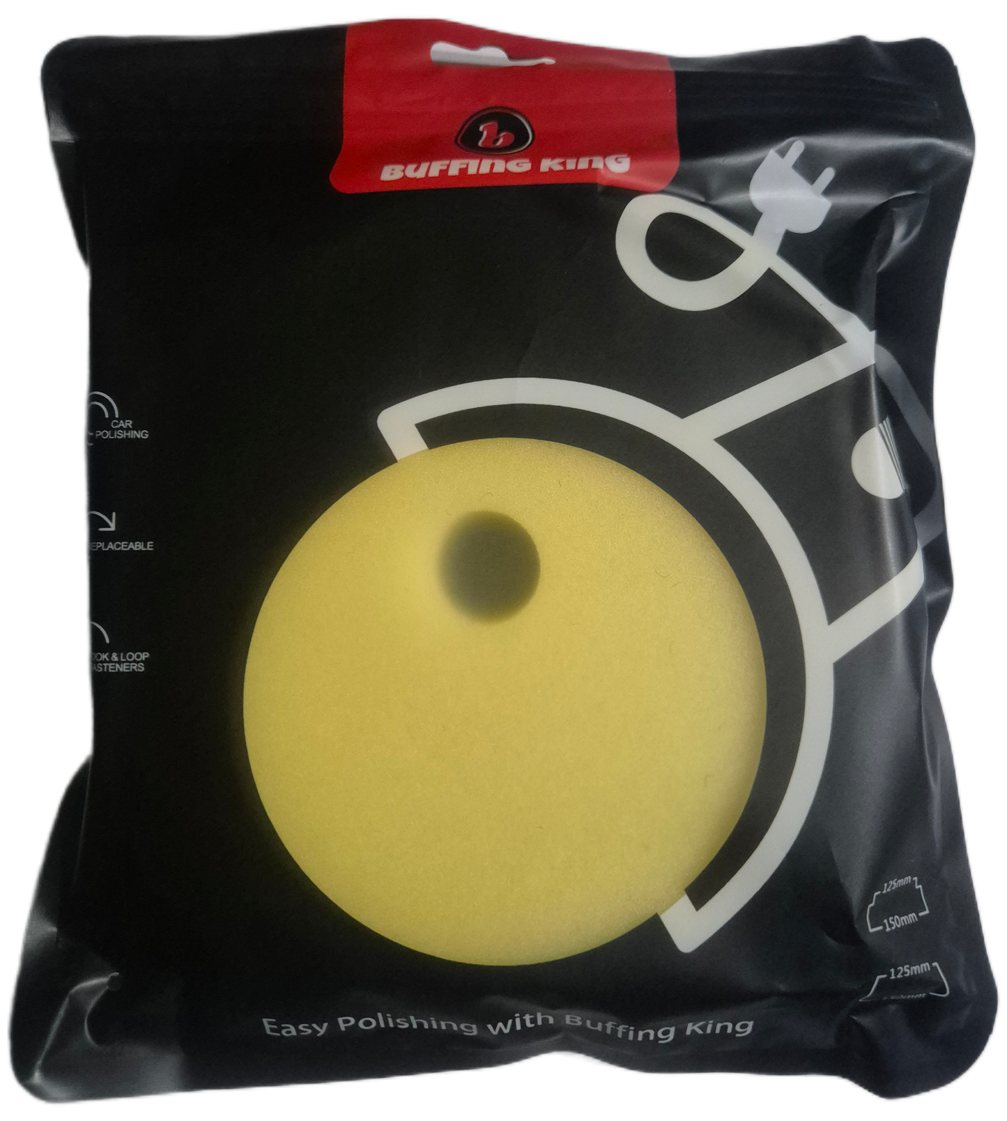 BUFFING KING - FINE FOAM POLISHING PAD 5"