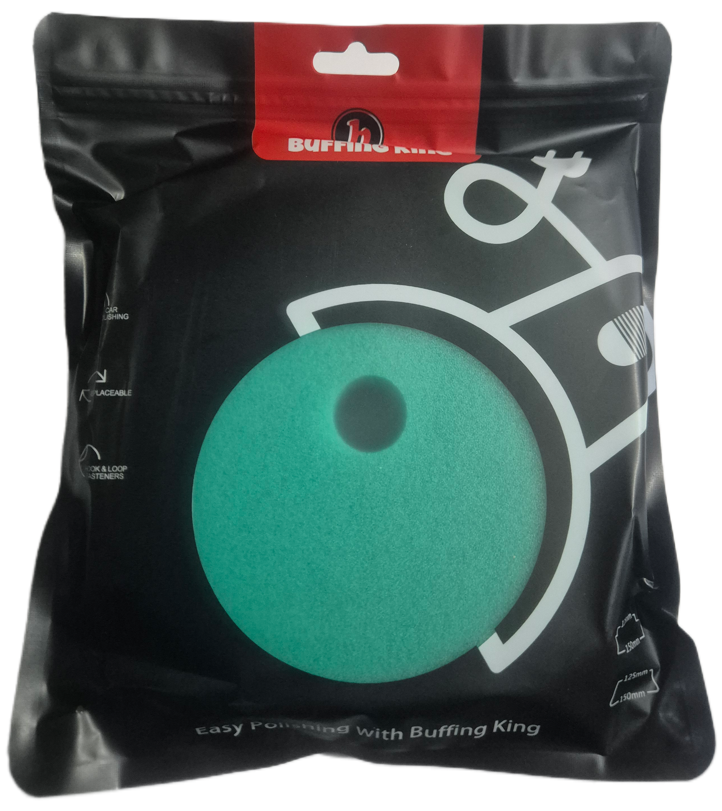 BUFFING KING - HEAVY CUT FOAM PAD 5"