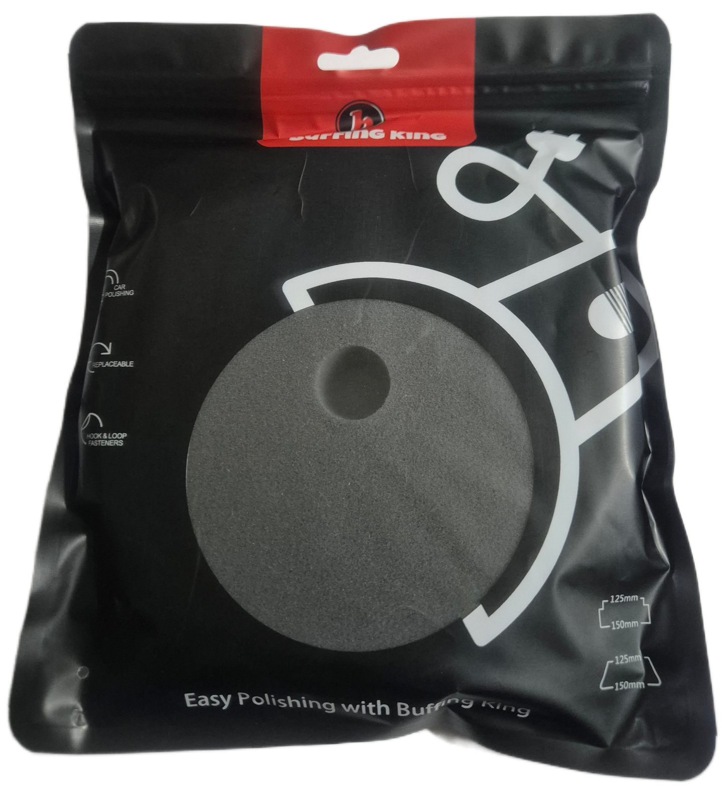 BUFFING KING - FINISHING FOAM POLISHING PAD 5"